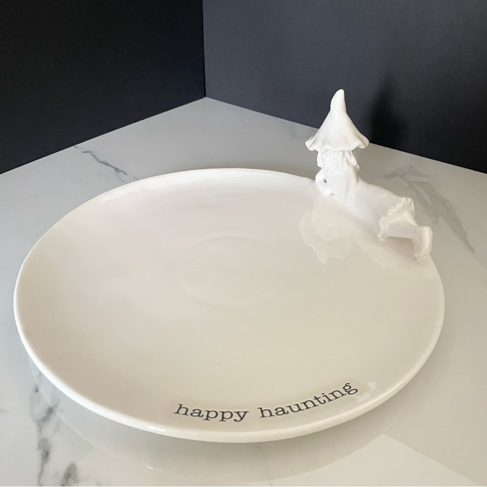 Happy Haunting Witch Platter by Mud Pie